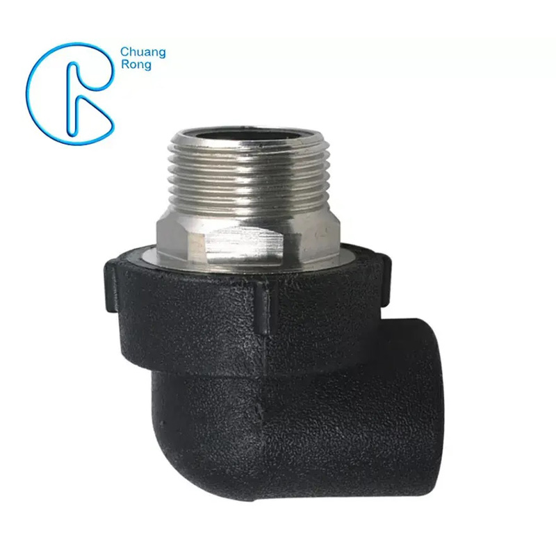 PE100 PN16 SDR11 HDPE Socket Fusion Fittings Male Elbow