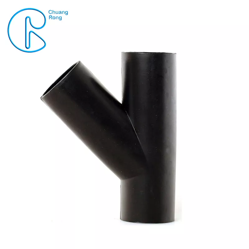 HDPE Drainage Fittings Siphon Y Tee