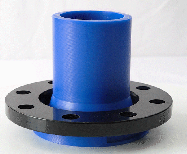 China PN16 SDR11 PE100 HDPE Electrofusion Fittings Flange Adapter